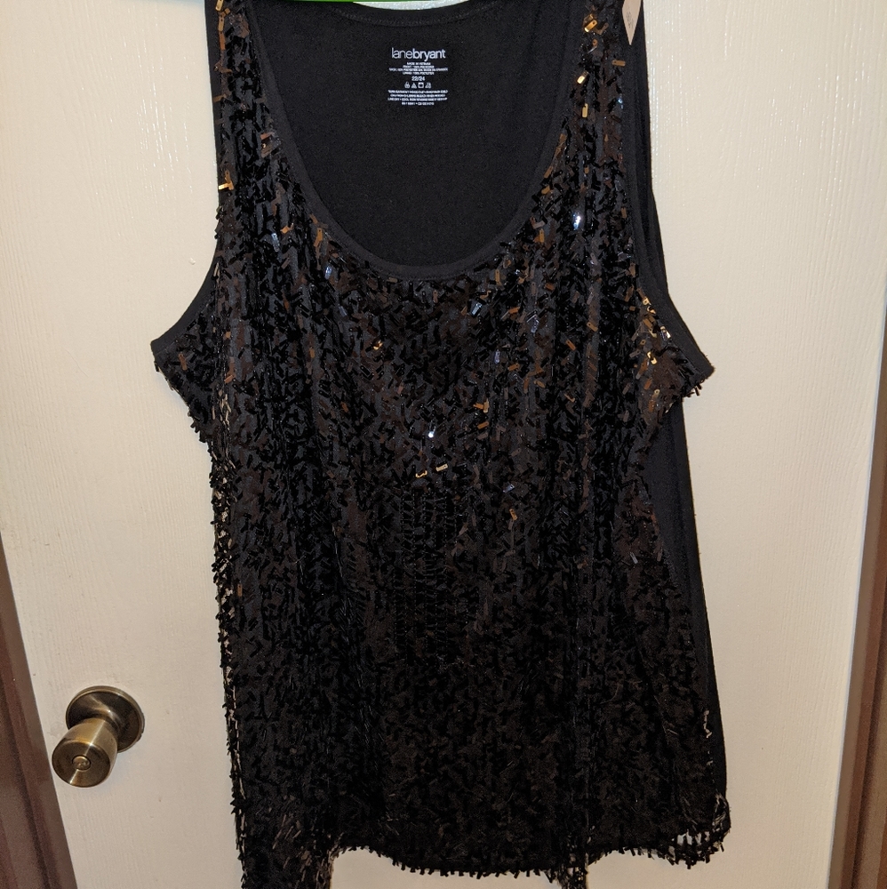 Lane Bryant Sequined Tank Size 22/24 NWT